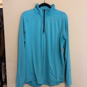 Nike dri fit running half zip